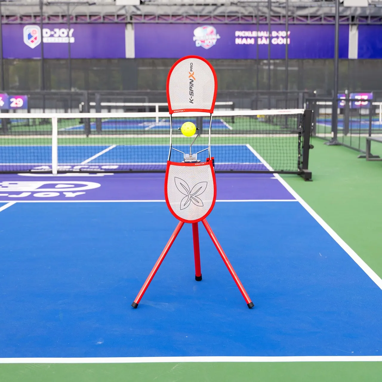 thiết bị tập topspin pickleball màu đỏ 7